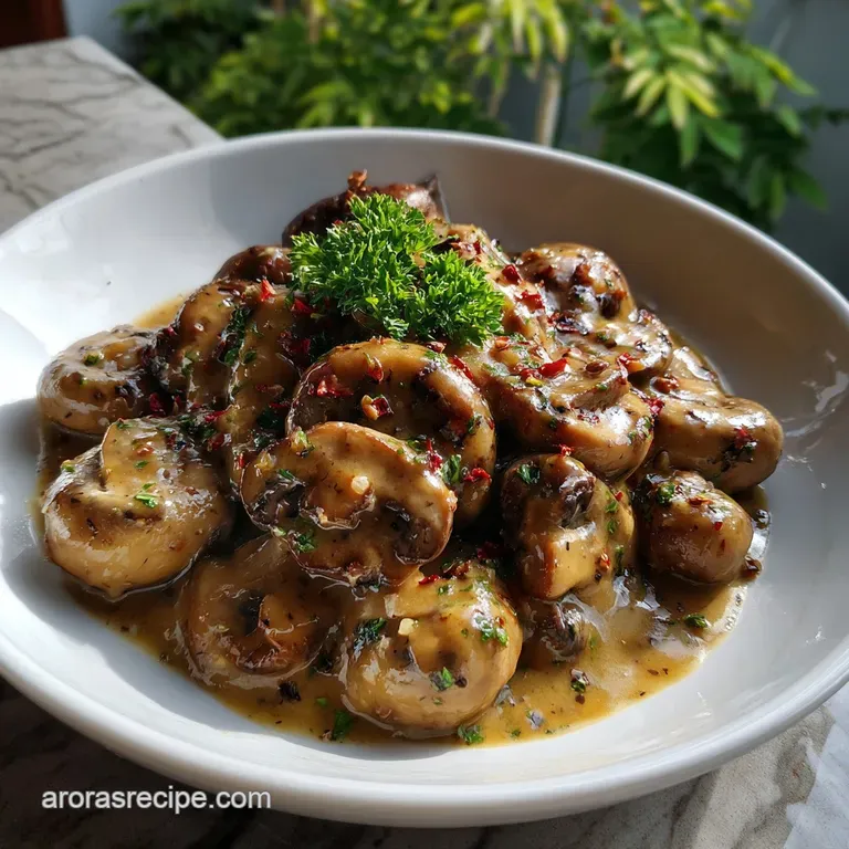 The Best 30-Minute Mushroom Sauce Recipe presentation
