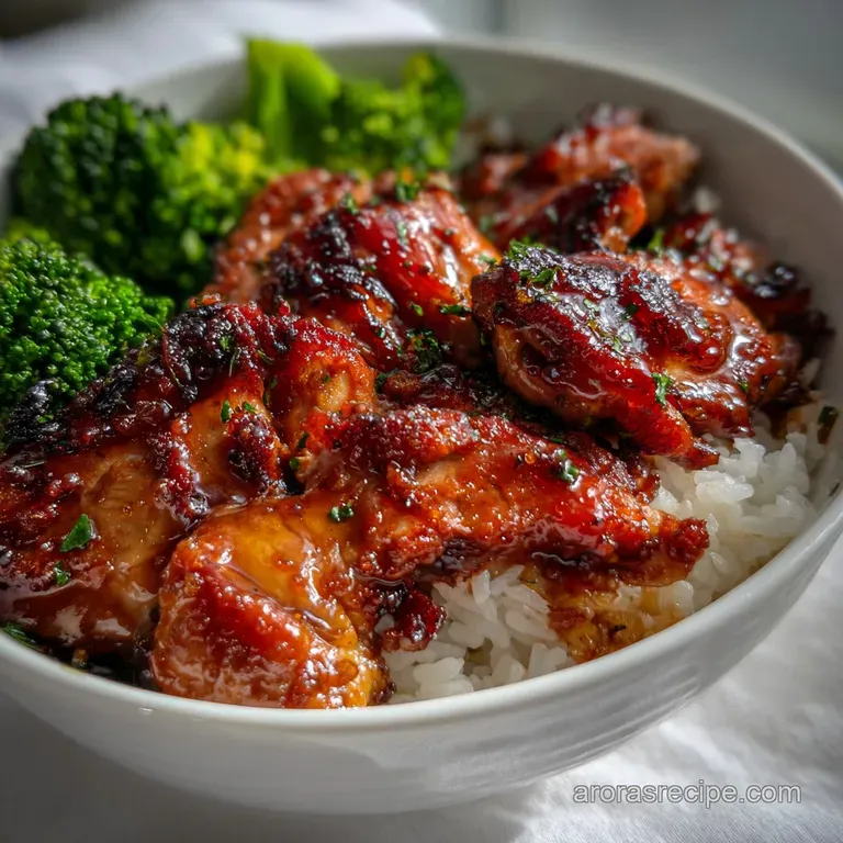 The Easy Baked Teriyaki Chicken Quick Oven Teriyaki Ch Recipe