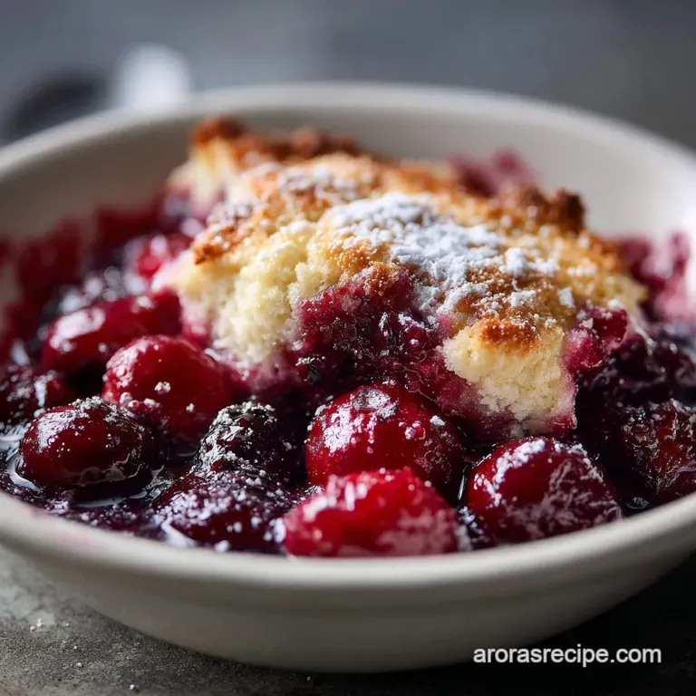 Homemade Cherry Cobbler Recipe