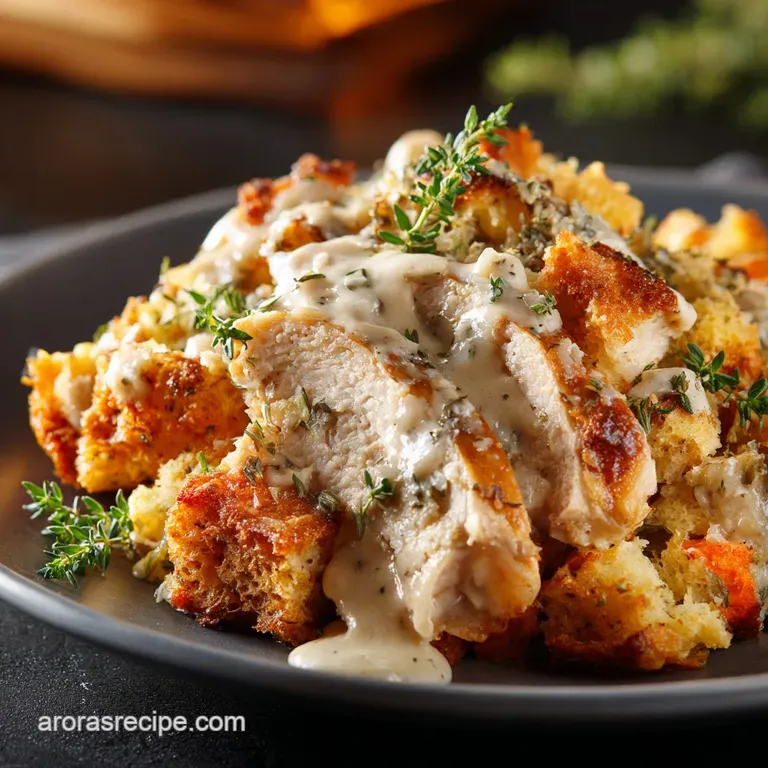 Crockpot Chicken and Stuffing Casserole: Set It and Forget It Comfort