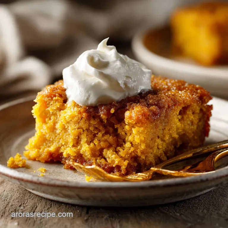 Autumn Glory The Effortless Golden Pumpkin Dump Cake