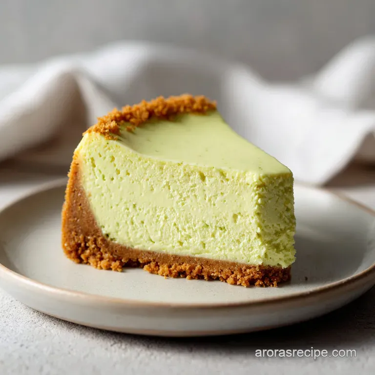 Easy Key Lime Cheesecake: Creamy and Velvety