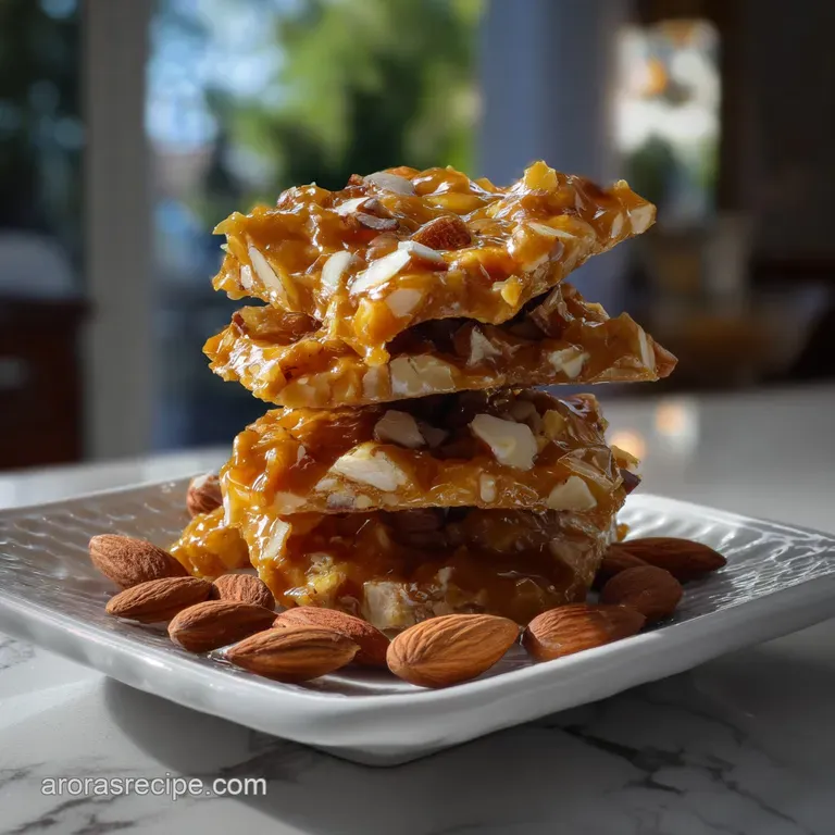 Easy Almond Brittle: Quick Microwave Magic
