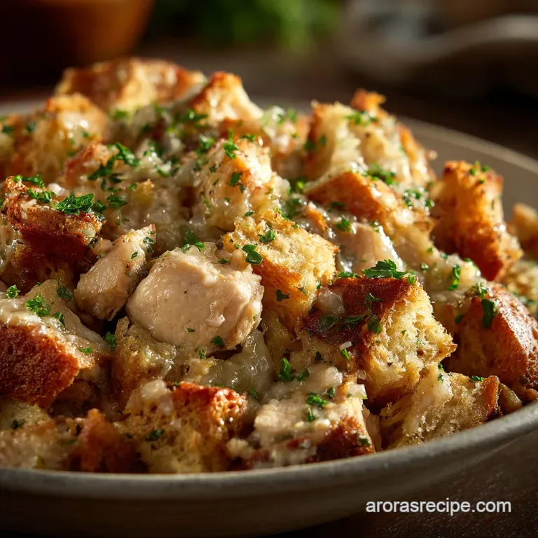 Slow Cooker Chicken Stuffing Recipe (One-Pot Never Soggy)
