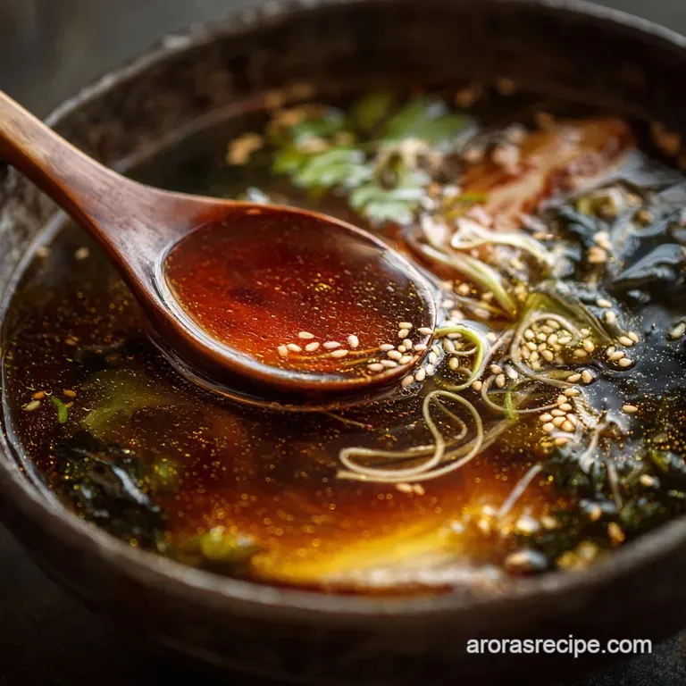 Hot Dashi Broth the Heart of Umami and Japanese Cooking Foundation presentation