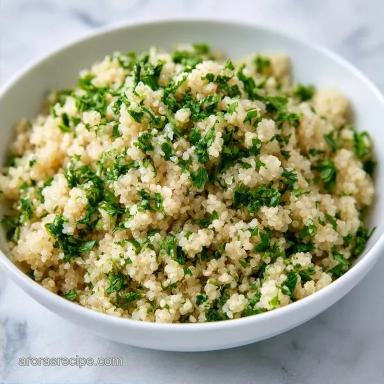 Fluffy Herbed Quinoa Side with Lemon