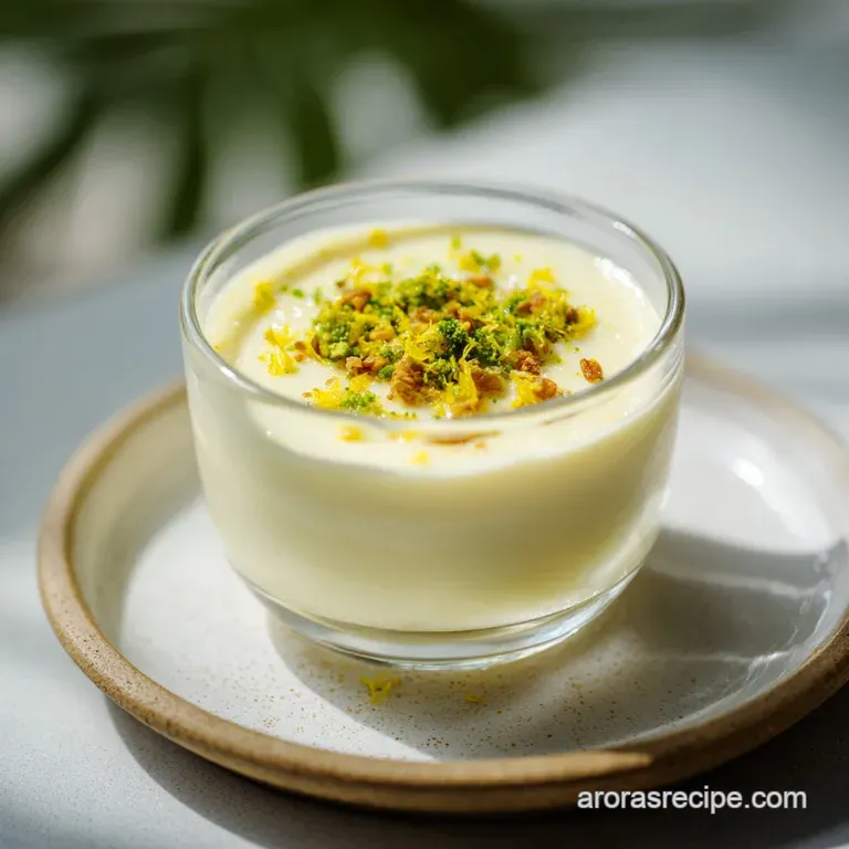 Spring Dessert Idea And Recipe with Fresh Lemon