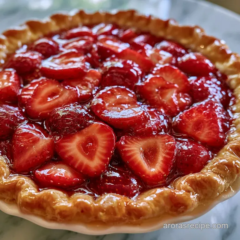 Strawberry Pie: Fresh and Glossy