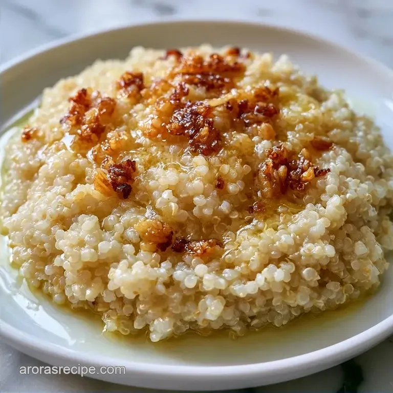 Garlic Butter Quinoa in 30 Minutes