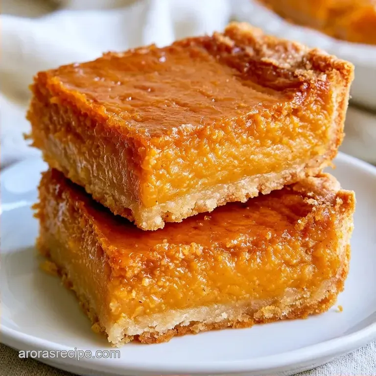 GlutenFree Pumpkin Pie Bars with Almond Flour