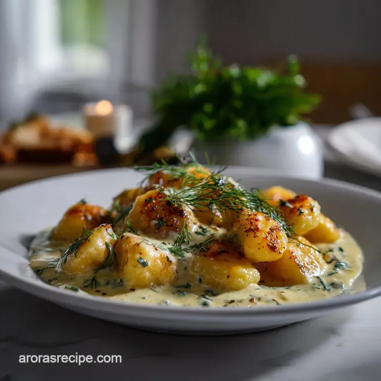 Velvet Gnocchi in Gorgonzola Sauce: Ready in 20 Minutes