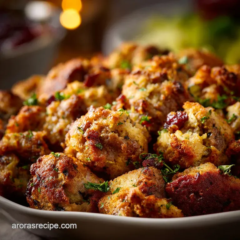 Grandma Dots Stuffing Balls: The Golden Sage Sausage Recipe