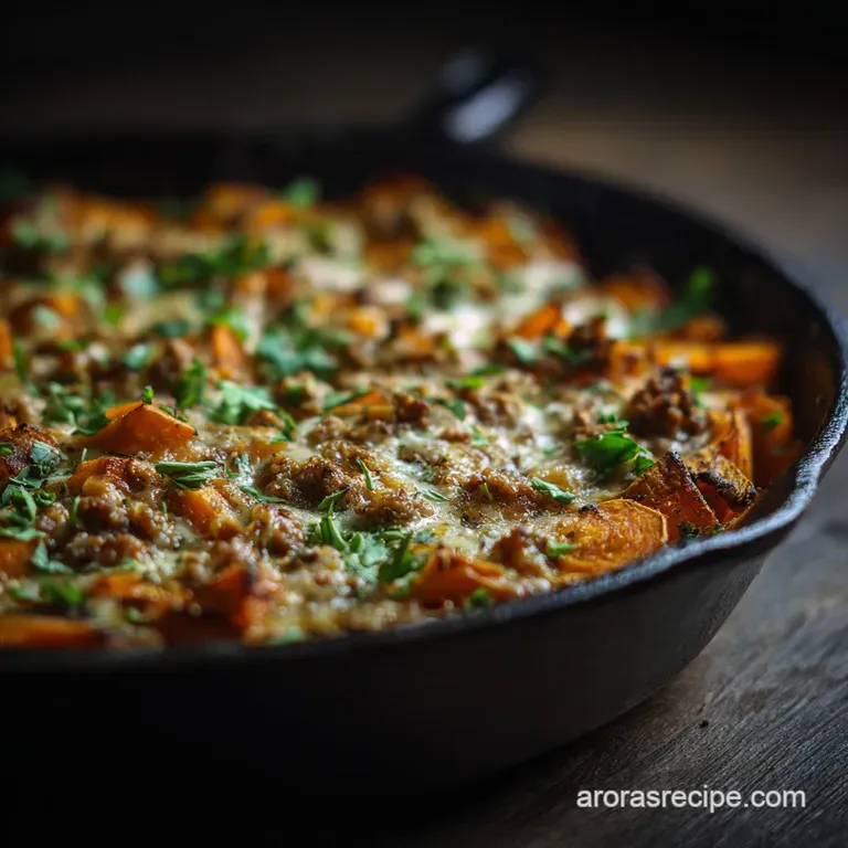 Ground Turkey Sweet Potato Casserole: the Ultimate Healthy Comfort Dish presentation