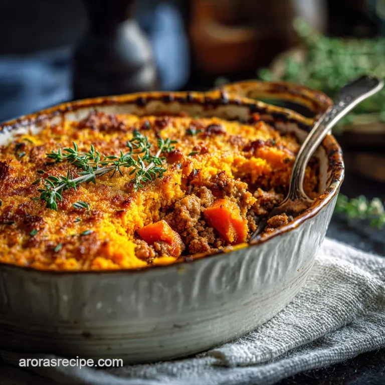 Ground Turkey Sweet Potato Casserole: Our Hearty Healthy Sunday Roast Cheat presentation