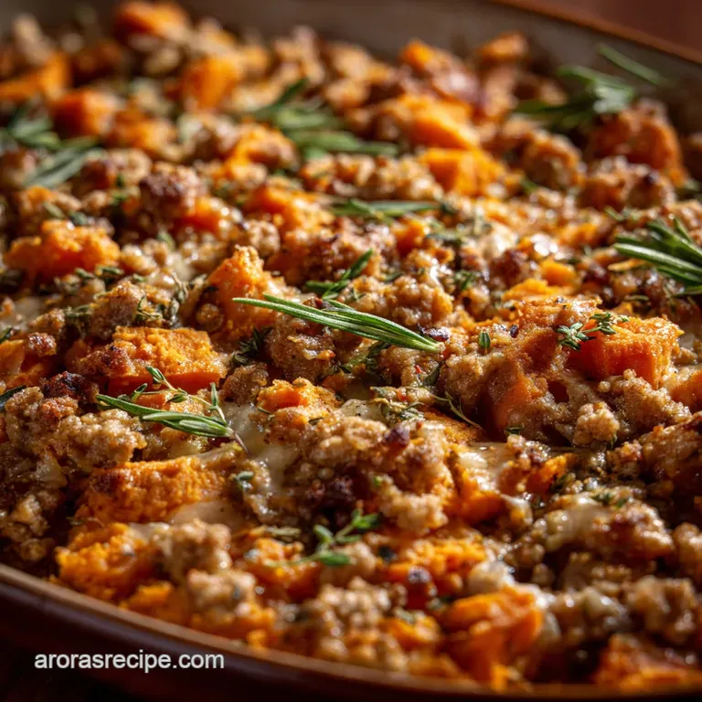 Ground Turkey Sweet Potato Casserole: the Ultimate Healthy Weeknight Bake presentation