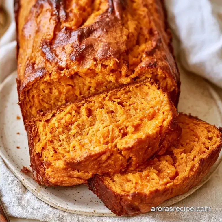 Healthy Sweet Potato Bread with Coconut Oil