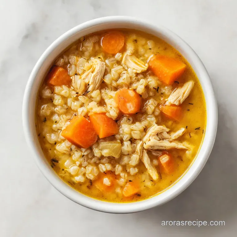 Chicken Barley Soup: Hearty and Homemade