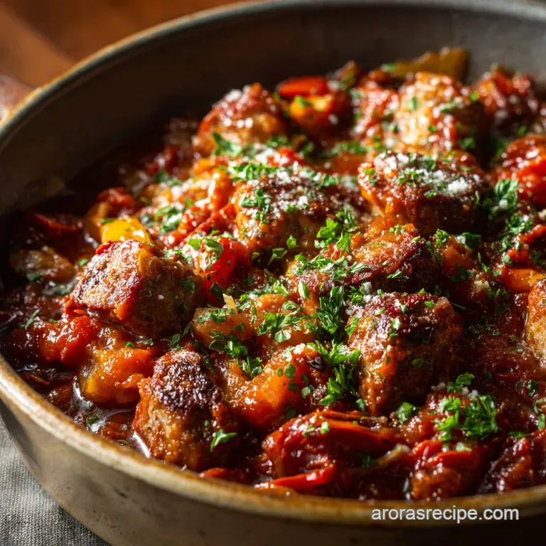 Rustic Italian Sausage Cacciatore A Weeknight Feast