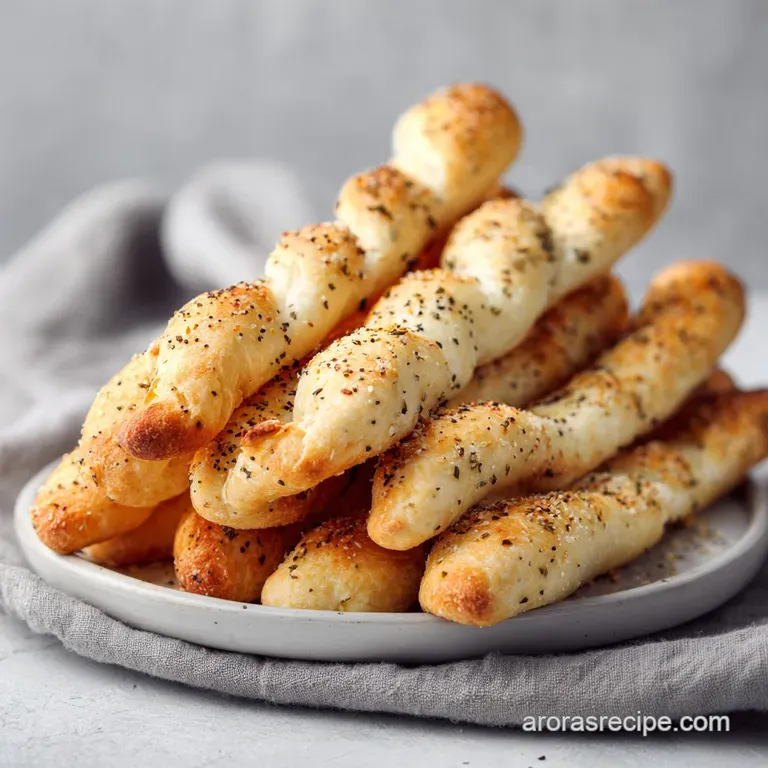 Homemade Breadsticks: Soft and Garlic Infused