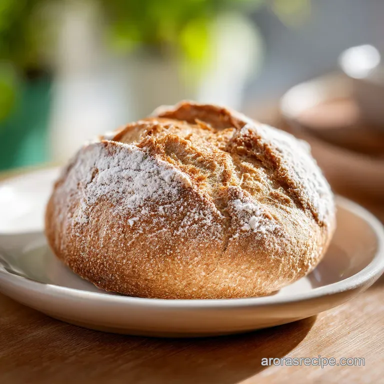 Sliced rye bread with a dark, airy crumb sits on a rustic wooden board, lightly dusted with flour.