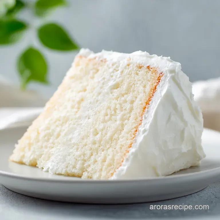Best Moist White Cake Recipe from Scratch