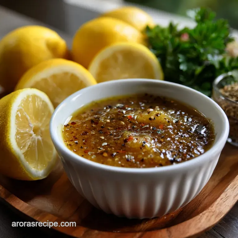 Lemon Pepper Sauce a Couple Cooks Recipe presentation