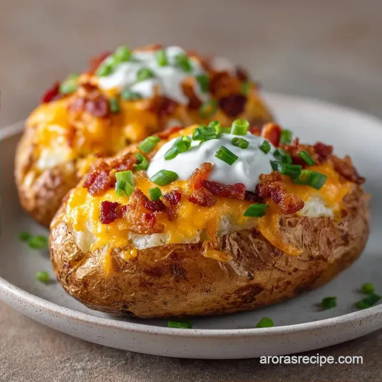 Loaded Baked Potatoes: Crispy and Fluffy