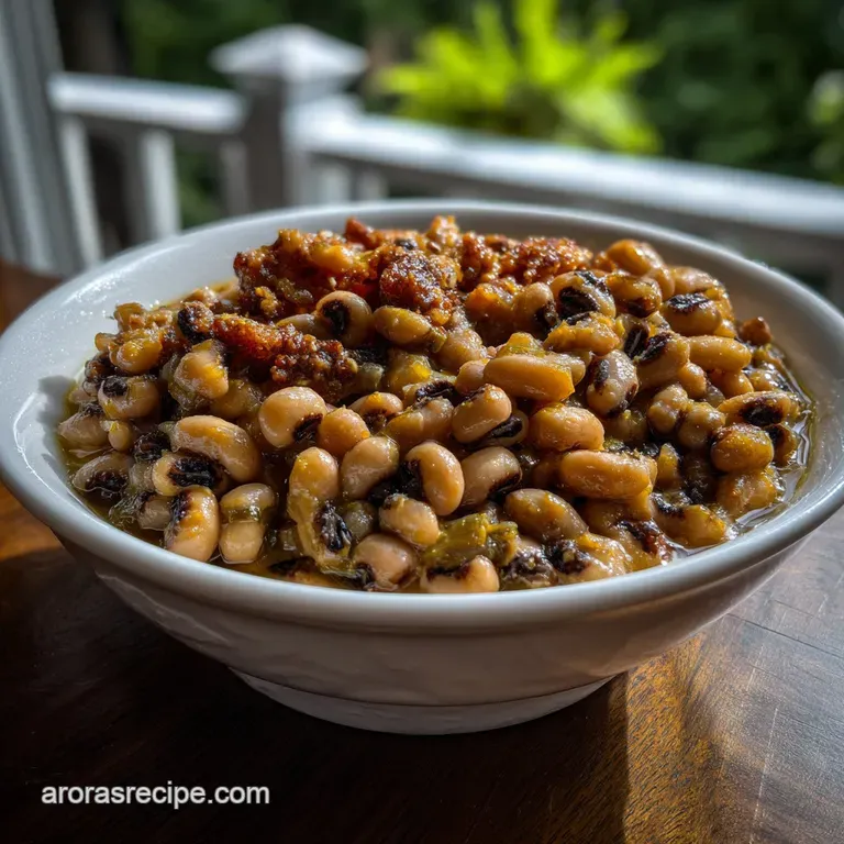 New Year S Day Lucky Food with Black Eyed Peas