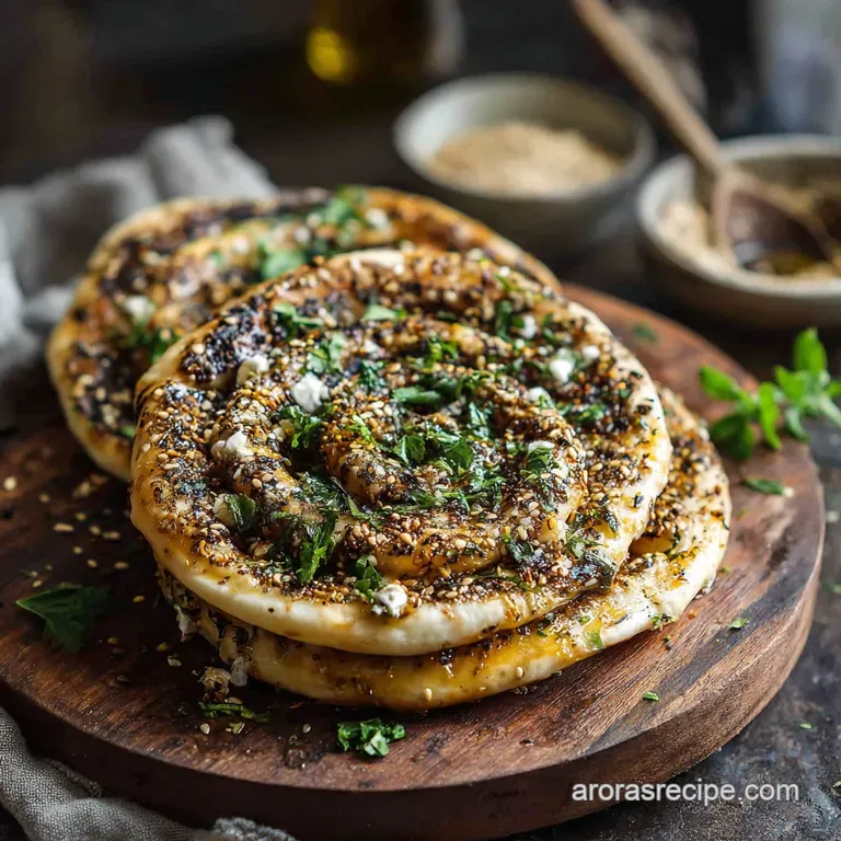 Manakish Zaatar: Authentic Middle Eastern Comfort Flatbread Recipe