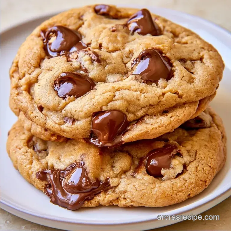 Brown Butter Maple Syrup Chocolate Chip Cookies