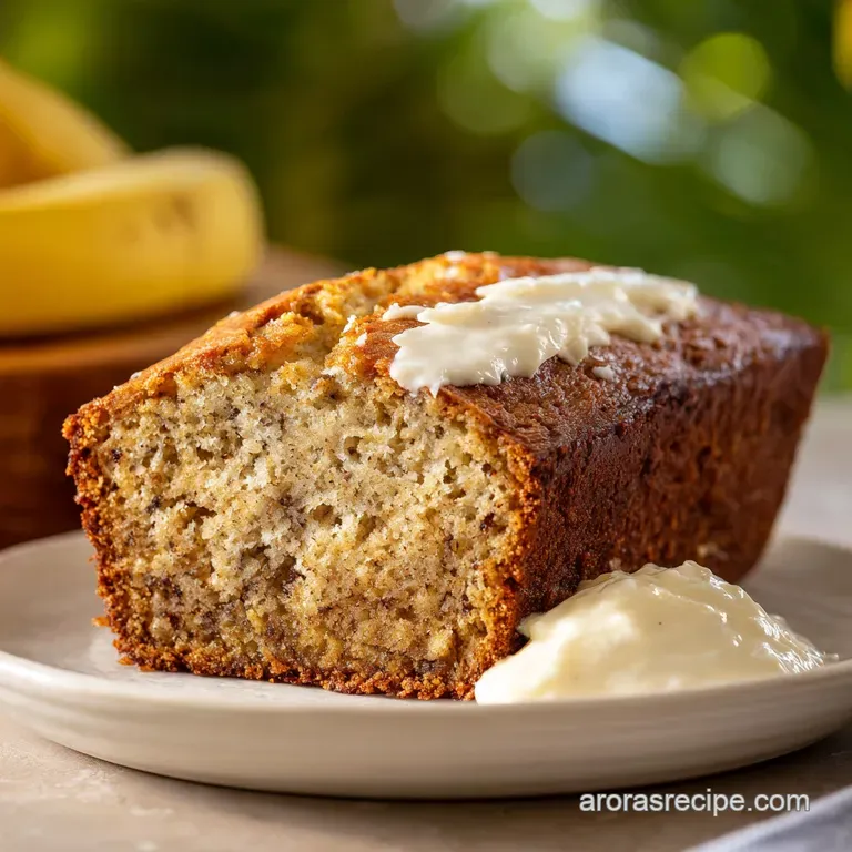 Moist Banana Bread with Sour Cream
