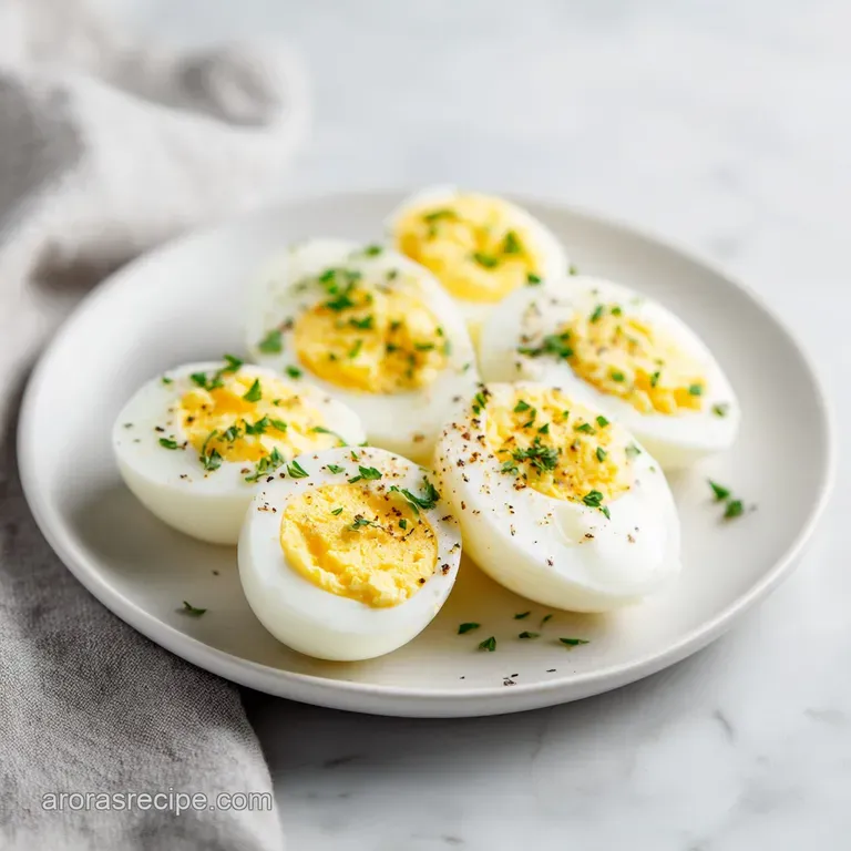 A slice of the baked egg loaf, warm and inviting, served with a sprinkle of chives on a simple white plate.