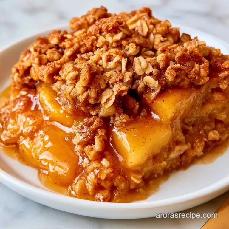 Old Fashioned Apple Crisp: Golden Baked