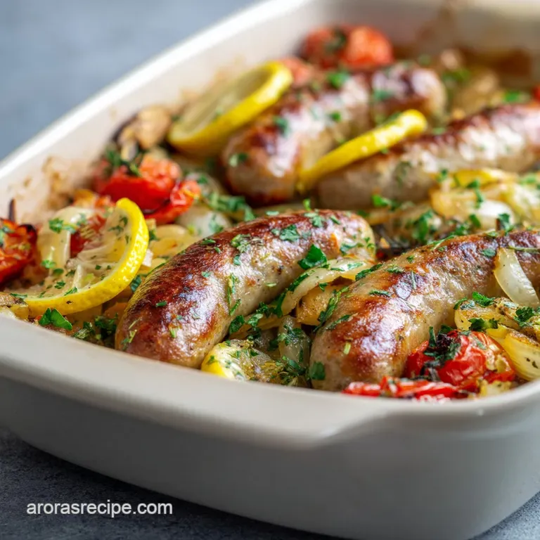 Weeknight Recipes: One-Pan Sausage Veg Bake