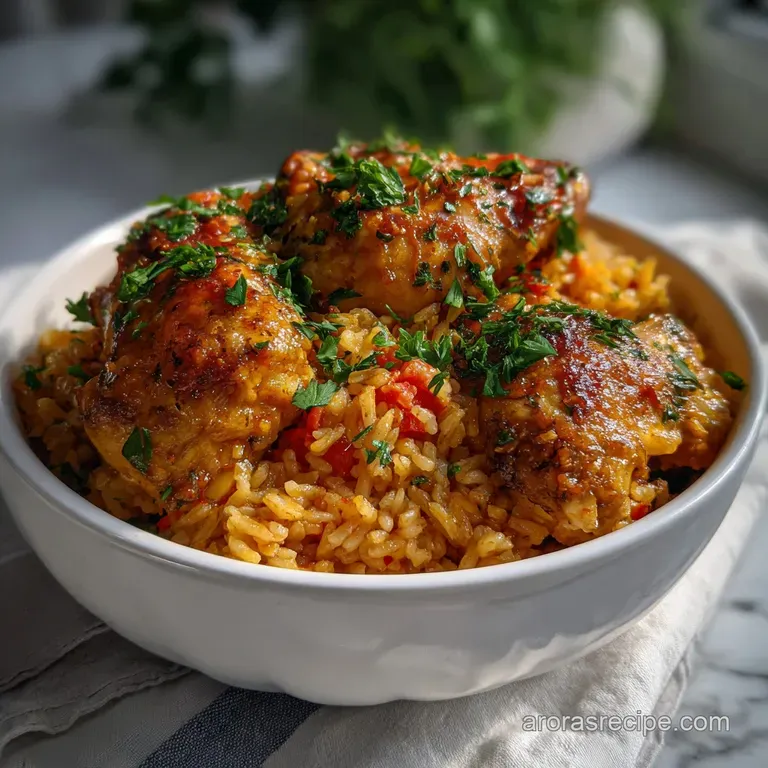 The Ultimate Spanish Chicken and Rice (40 Minutes!) presentation
