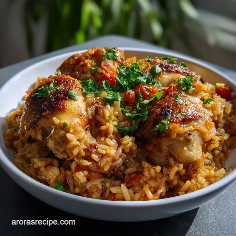 The Ultimate Spanish Chicken and Rice (40 Minutes!)