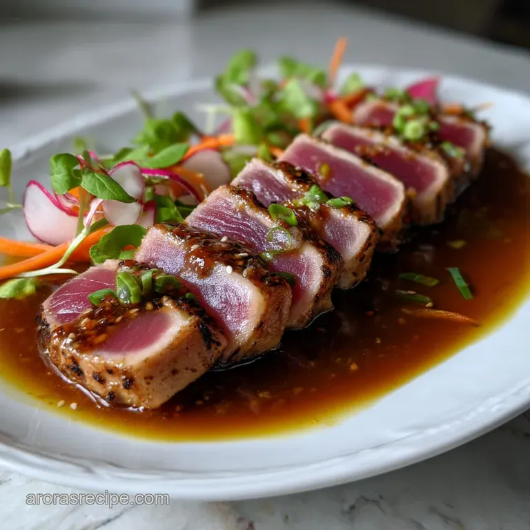 Ahi Tuna Tataki: Perfectly Seared Steaks at Home