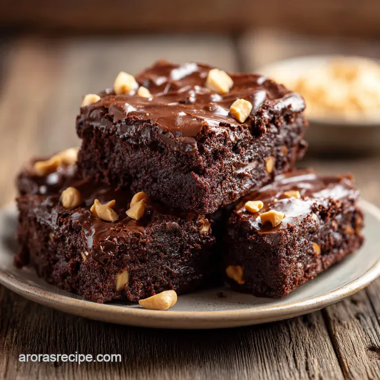 Peanut Butter Chocolate Brownies: Fudgy Swirl
