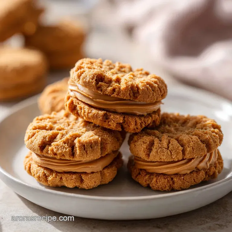 Peanut Butter Sandwich Cookies: Chewy and Nutty