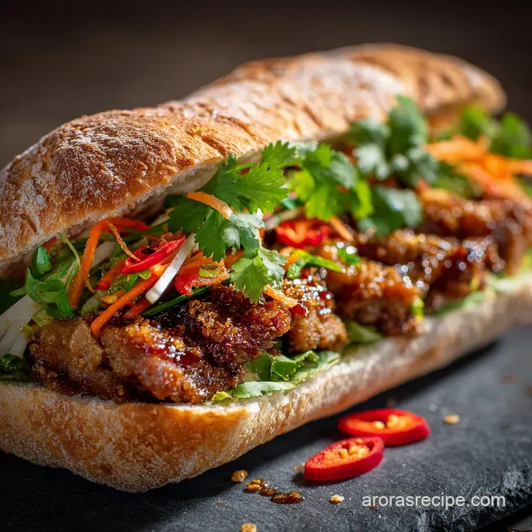 The Perfect Crispy Banh Mi Caramelised Pork and Shattering Baguette Secret