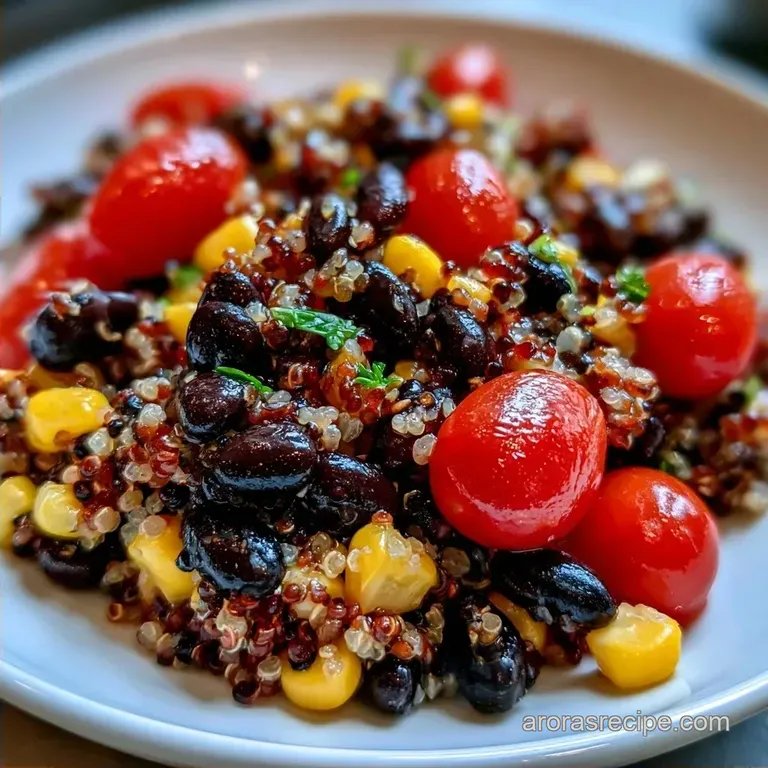Peruvian Quinoa Salad with Black Beans