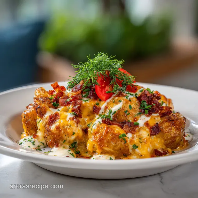 Potato Ranch Chicken Casserole: Creamy and Crispy