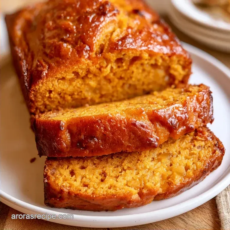 Moist Pumpkin Banana Bread