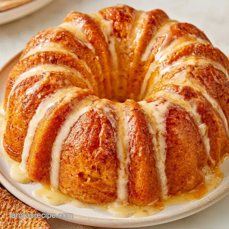Moist Pumpkin Bundt Cake with Sour Cream
