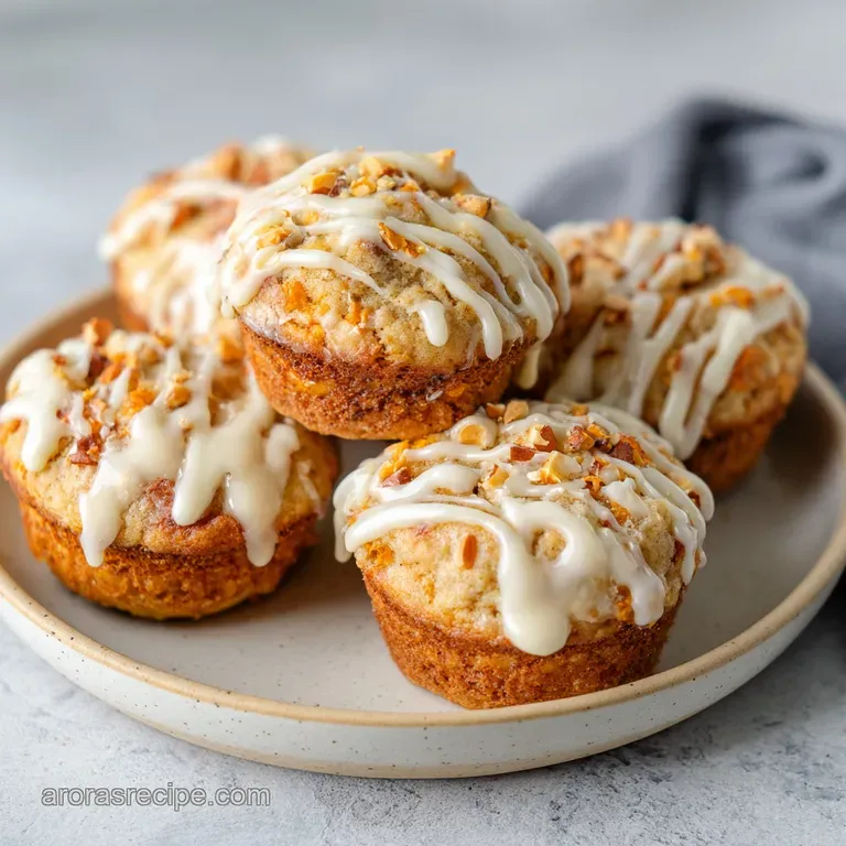 A trio of fluffy pumpkin muffins artfully arranged on a rustic wooden board, garnished with cinnamon.