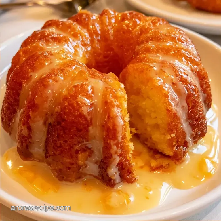 Pumpkin Mini Bundt Cake with Autumn Spices