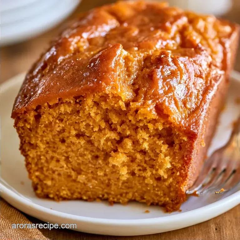 Moist Pumpkin Pound Cake With Sour Cream