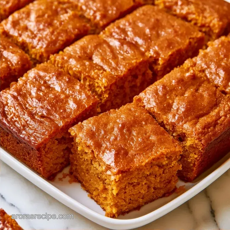 Pumpkin Sheet Cake: Lighter and Guilt-Free