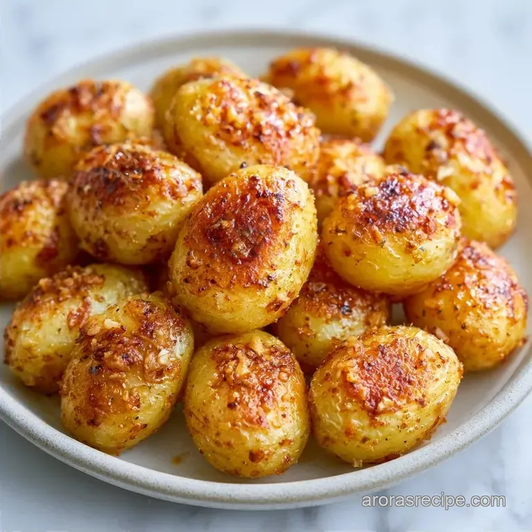 Quick Garlic Herb Potatoes: Golden Edges