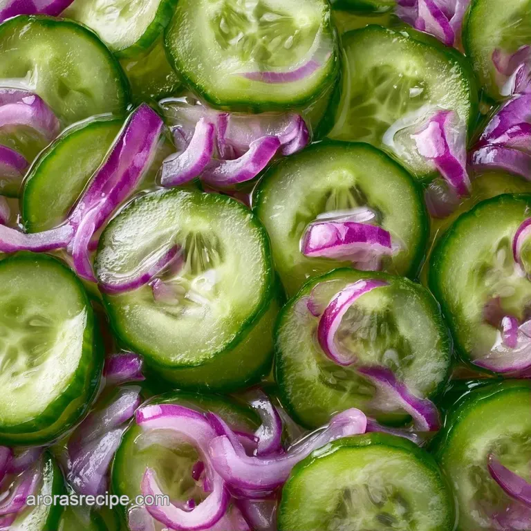 Elegant stack of translucent green cucumber slices on a white platter, garnished with a sprig of fresh dill.